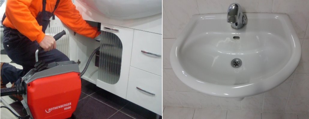 Lavabo tıkanıklığı açma işlemi ve hat kontrolü